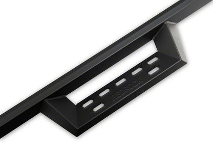 RedRock 4-Inch Drop TC1 Running Boards; Textured Black (05-23 Tacoma Double Cab)