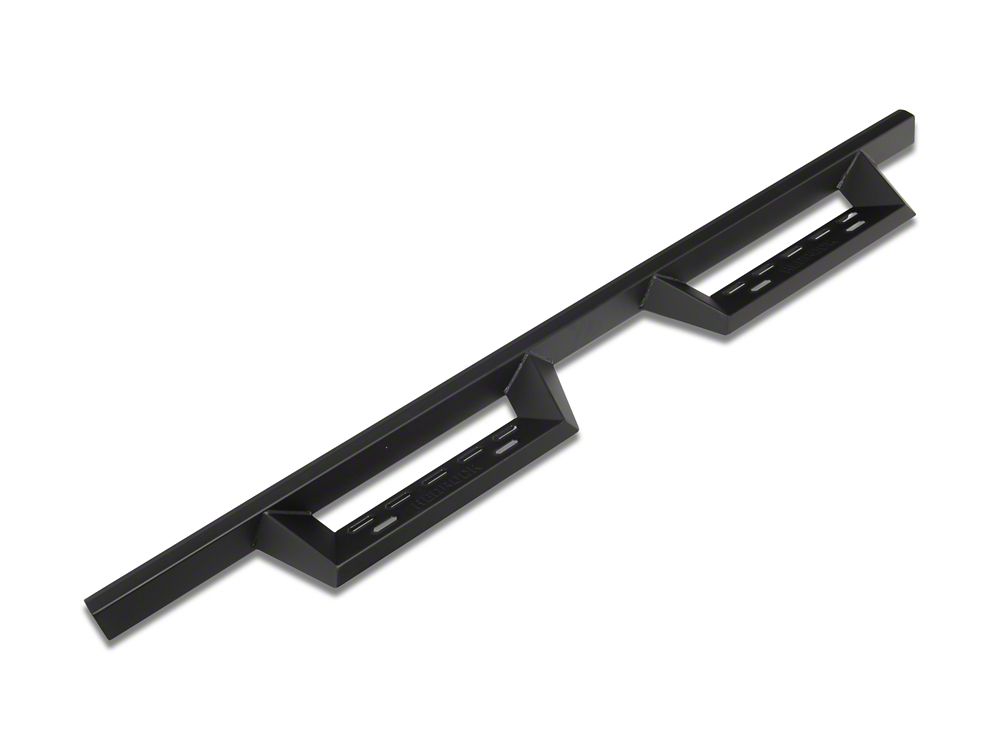 RedRock 4-Inch Drop TC1 Running Boards; Textured Black (05-23 Tacoma Access Cab)