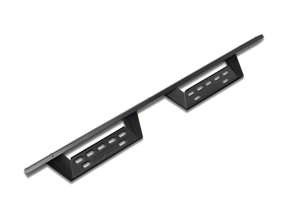 RedRock 4-Inch Drop TC1 Running Boards; Textured Black (05-23 Tacoma Access Cab)