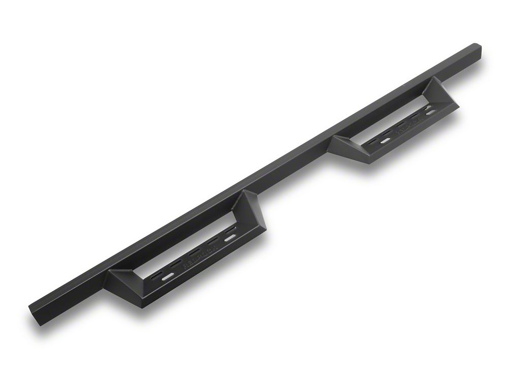 RedRock 4-Inch Drop TC1 Running Boards; Textured Black (24-25 Tacoma Double Cab)