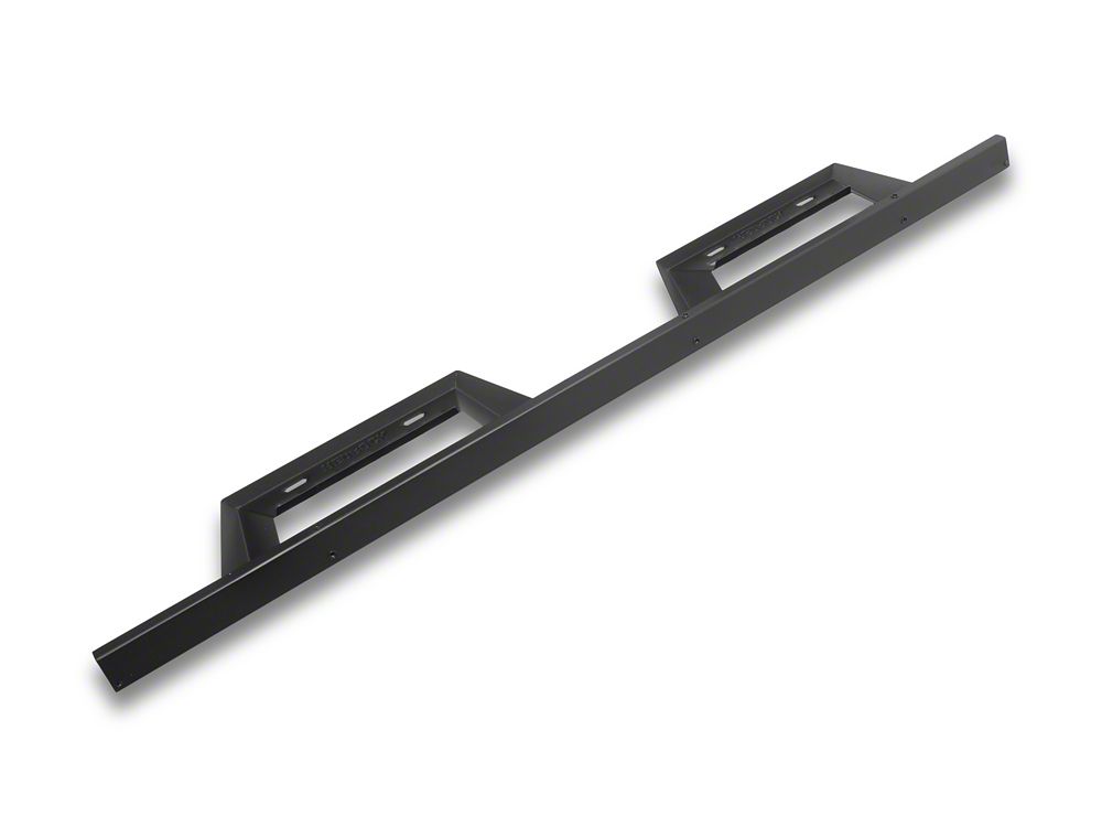 RedRock 4-Inch Drop TC1 Running Boards; Textured Black (24-25 Tacoma Double Cab)