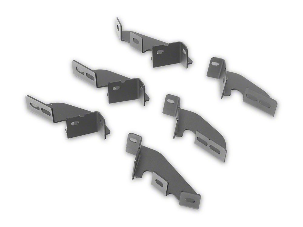 RedRock 4-Inch Drop TC1 Running Boards; Textured Black (24-25 Tacoma Double Cab)