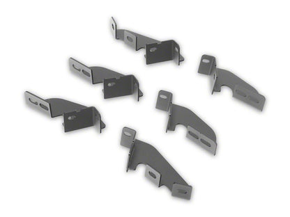 RedRock 4-Inch Drop TC1 Running Boards; Textured Black (24-25 Tacoma Double Cab)