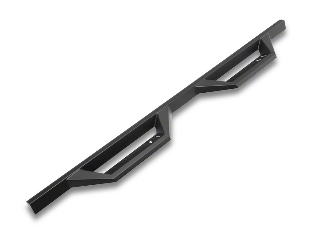 RedRock TC2 Drop Step Running Boards; Textured Black (05-23 Tacoma Double Cab)