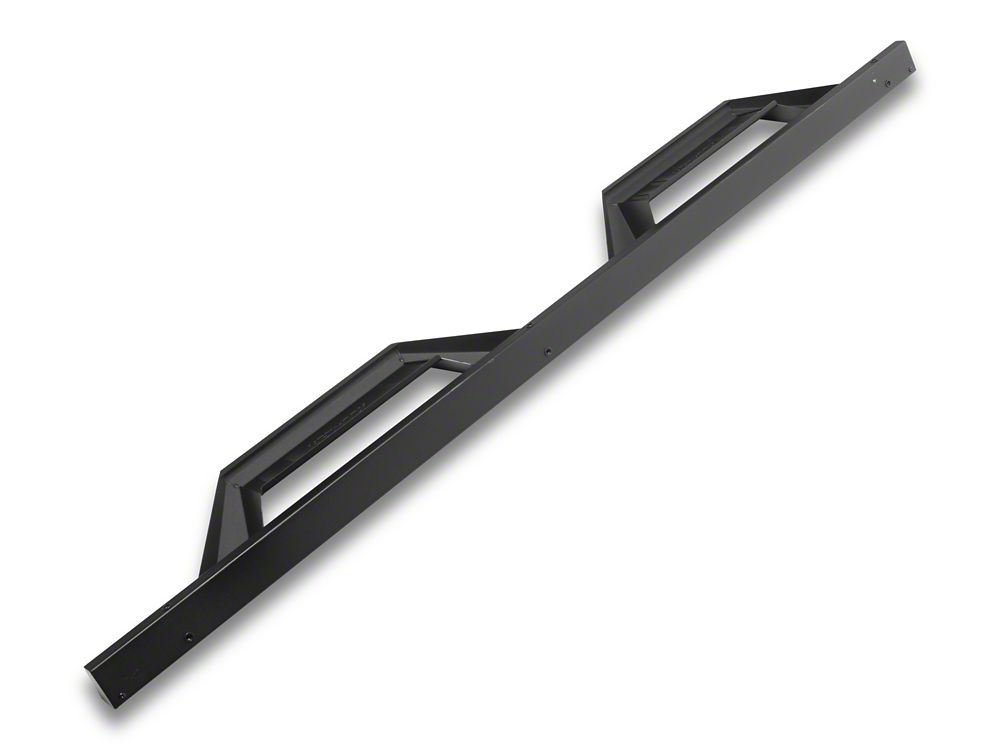 RedRock TC2 Drop Step Running Boards; Textured Black (05-23 Tacoma Double Cab)