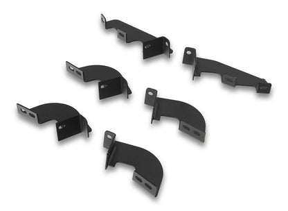 RedRock TC2 Drop Step Running Boards; Textured Black (05-23 Tacoma Double Cab)