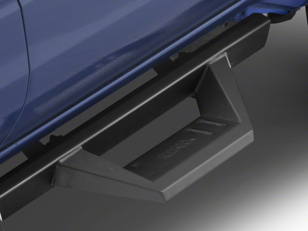 RedRock TC2 Drop Step Running Boards; Textured Black (24-25 Tacoma Double Cab)