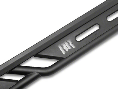 RedRock TC3 HD Rocker Steps; Textured Black (05-23 Tacoma Double Cab)