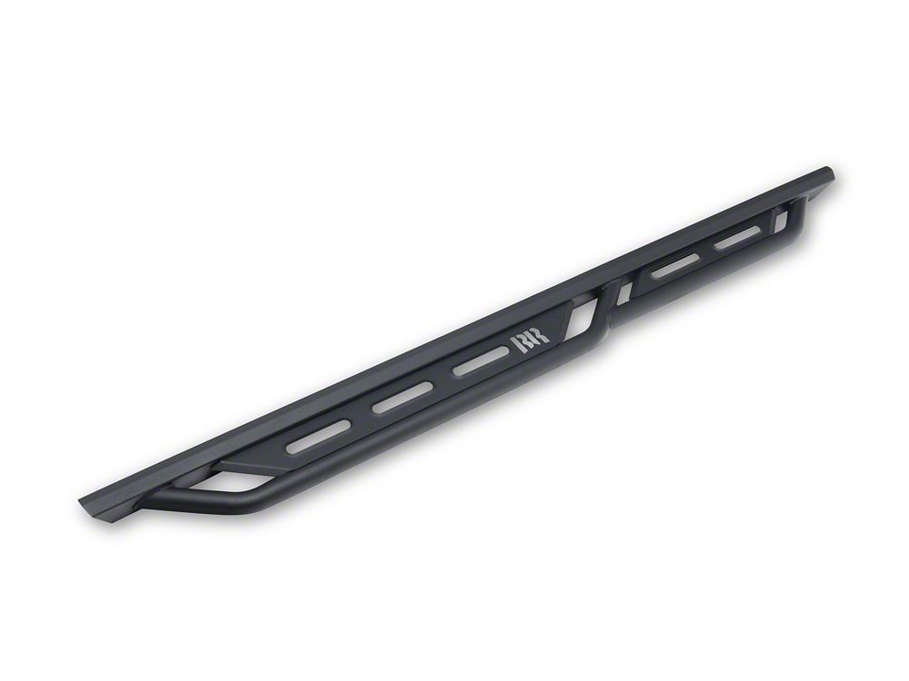 RedRock TC3 HD Rocker Steps; Textured Black (24-25 Tacoma Double Cab)