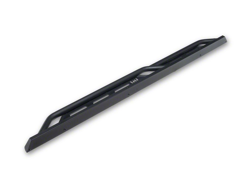 RedRock TC3 HD Rocker Steps; Textured Black (24-25 Tacoma Double Cab)