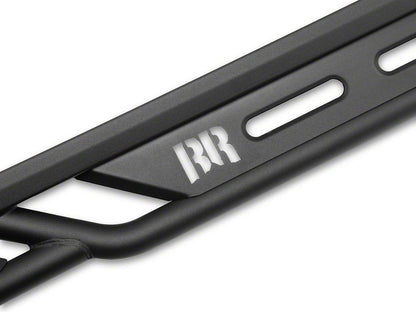 RedRock TC3 HD Rocker Steps; Textured Black (24-25 Tacoma Double Cab)