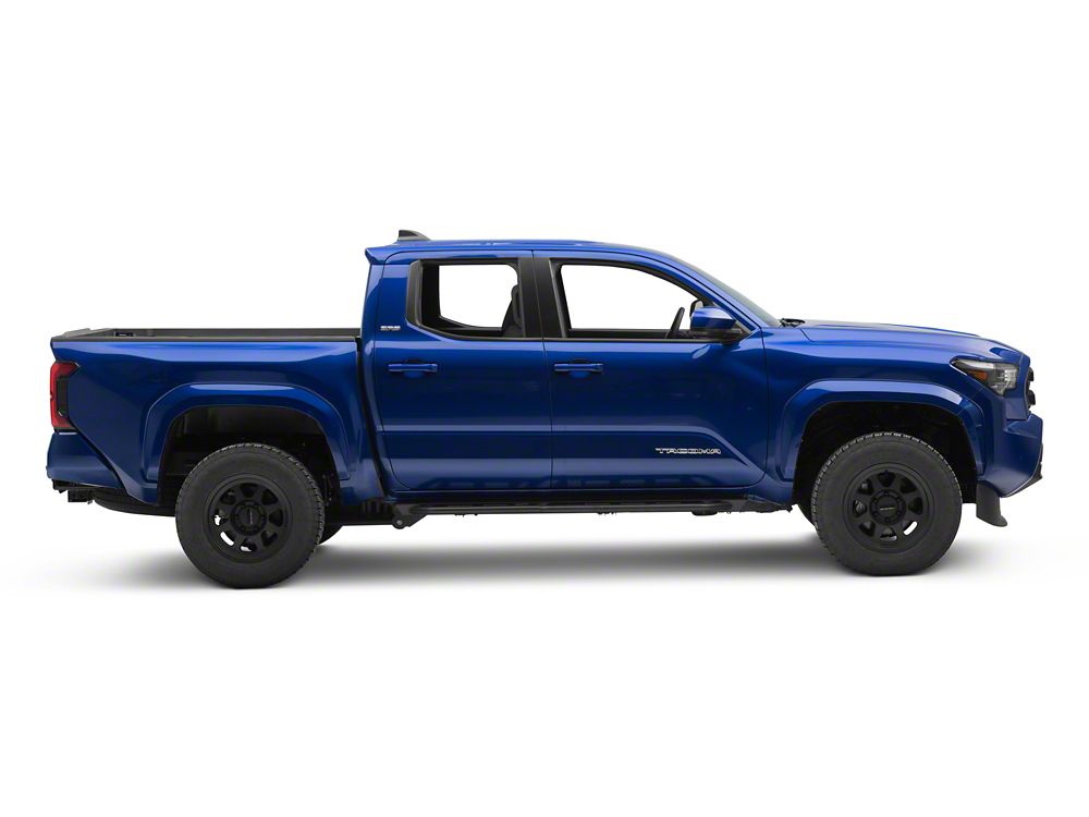 RedRock TC3 HD Rocker Steps; Textured Black (24-25 Tacoma Double Cab)