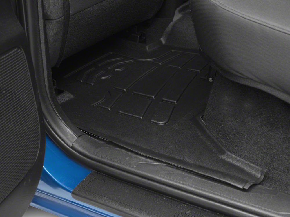 RedRock Sure-Fit Second Row Floor Liner; Black (05-23 Tacoma Double Cab)