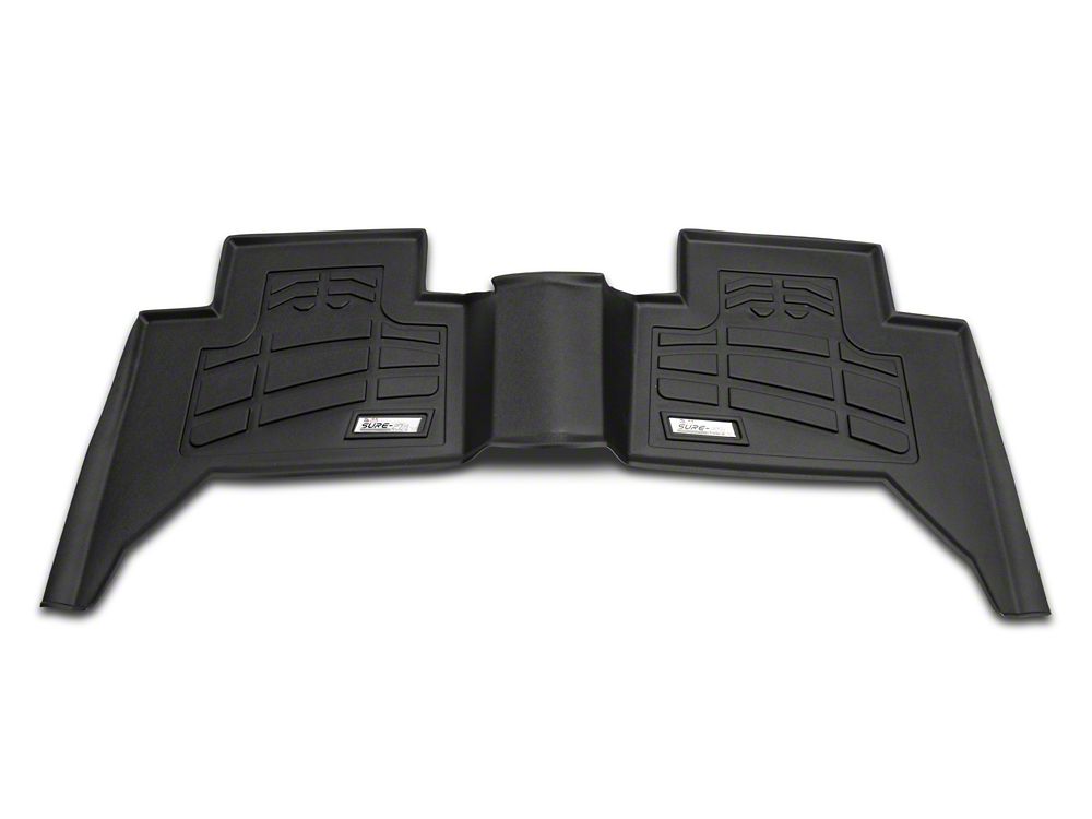 RedRock Sure-Fit Second Row Floor Liner; Black (05-23 Tacoma Double Cab)
