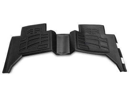 RedRock Sure-Fit Second Row Floor Liner; Black (05-23 Tacoma Double Cab)