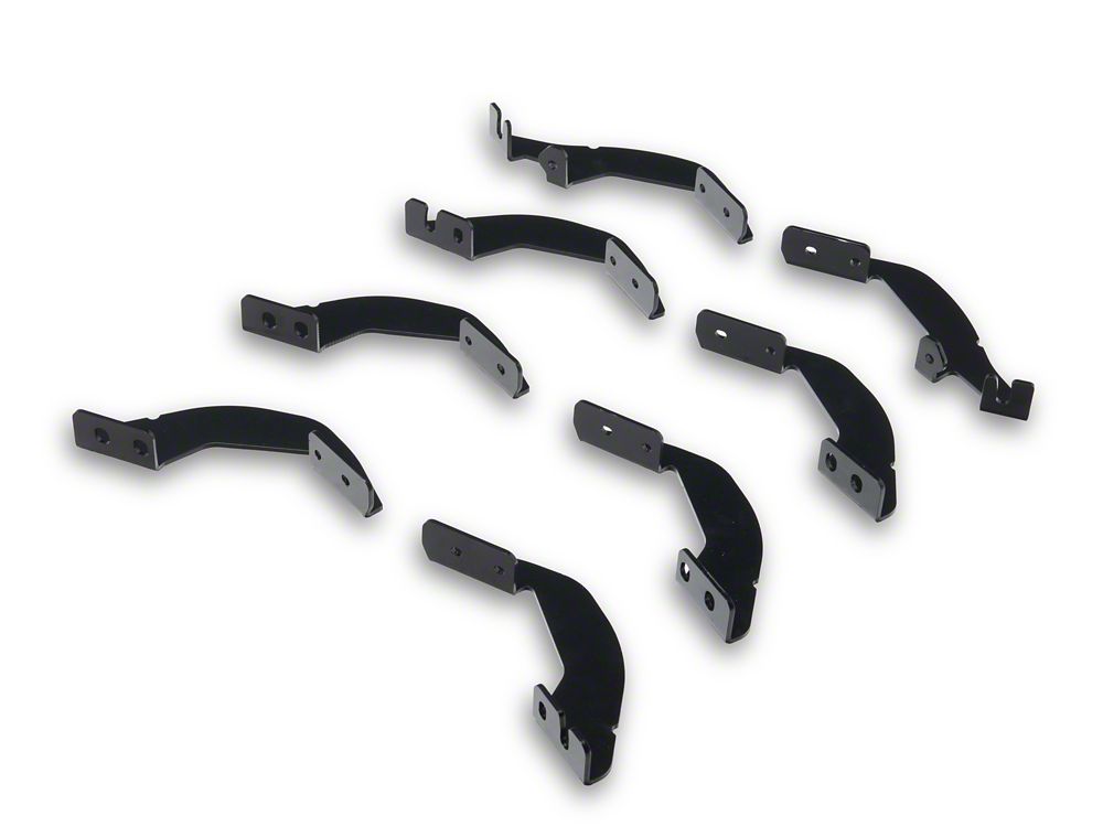 RedRock OEM Style Rocker Side Step Bars; Black (24-25 Tacoma Double Cab)