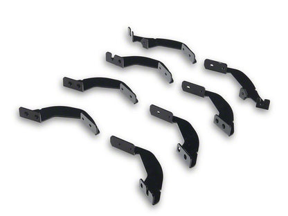 RedRock OEM Style Rocker Side Step Bars; Black (24-25 Tacoma Double Cab)