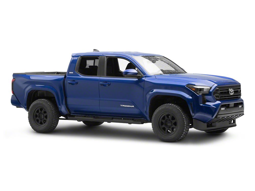 RedRock OEM Style Rocker Side Step Bars; Black (24-25 Tacoma