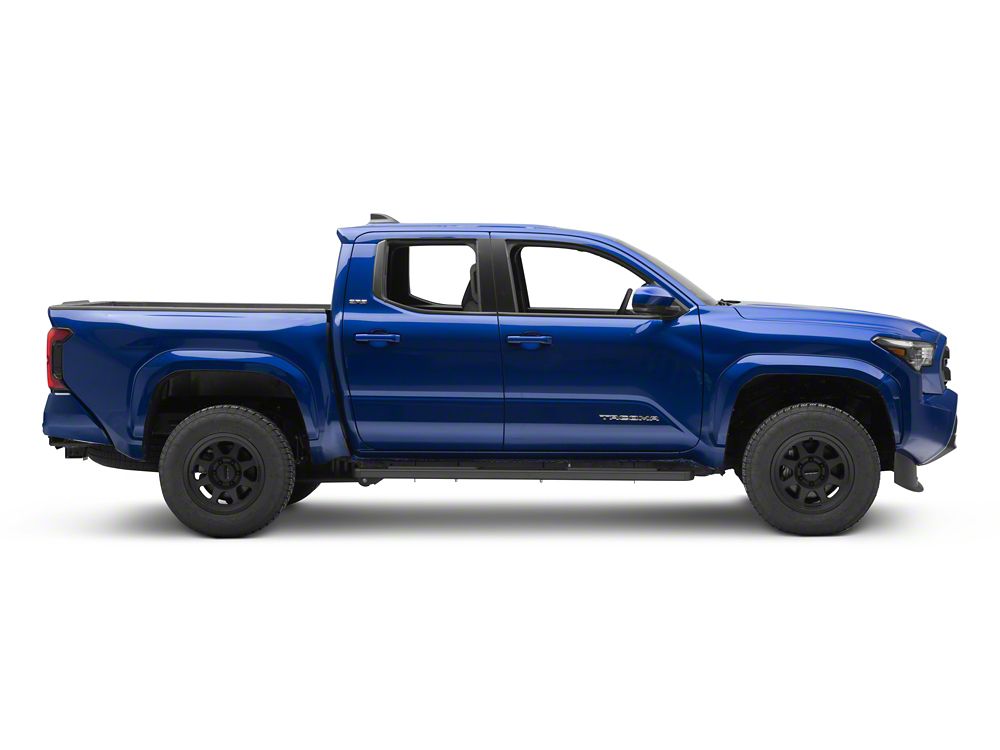 RedRock OEM Style Rocker Side Step Bars; Black (24-25 Tacoma Double Cab)