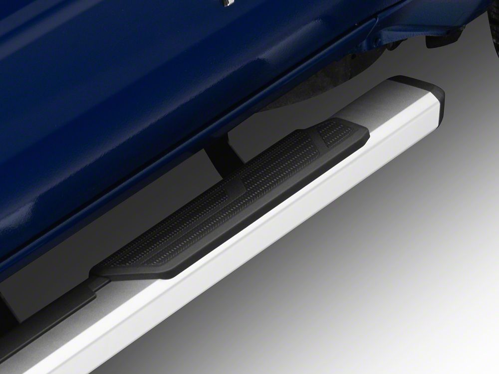 RedRock OEM Style Rocker Side Step Bars; Silver (24-25 Tacoma Double Cab)