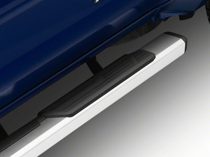RedRock OEM Style Rocker Side Step Bars; Silver (24-25 Tacoma Double Cab)