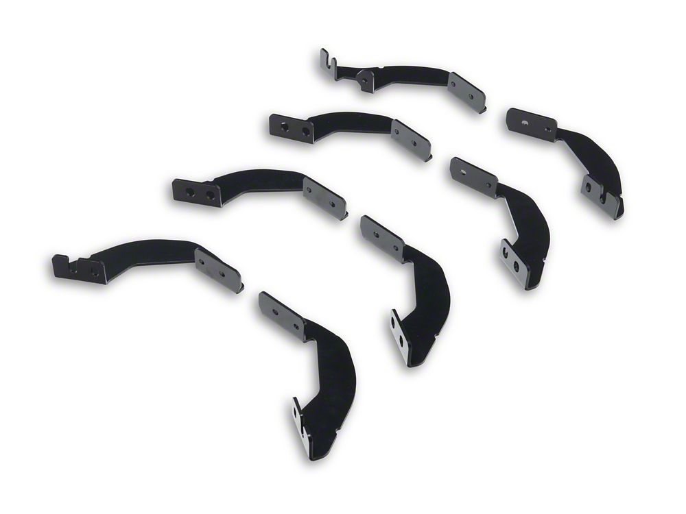 RedRock OEM Style Rocker Side Step Bars; Silver (24-25 Tacoma Double Cab)