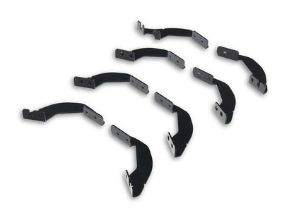 RedRock OEM Style Rocker Side Step Bars; Silver (24-25 Tacoma Double Cab)