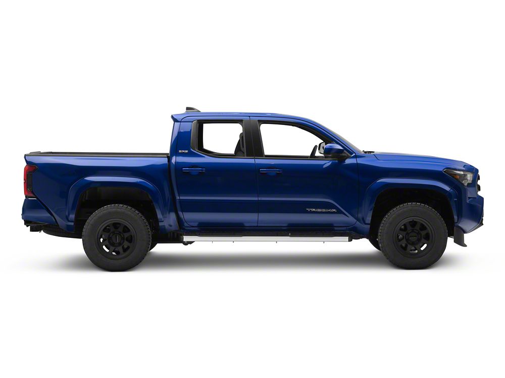 RedRock OEM Style Rocker Side Step Bars; Silver (24-25 Tacoma Double Cab)