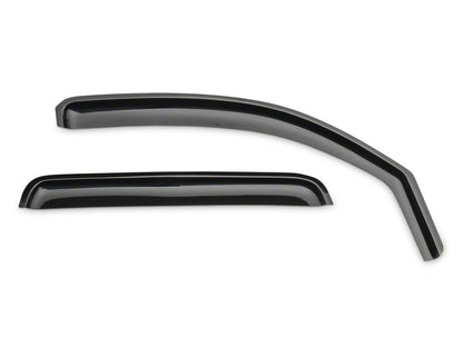 RedRock In-Channel Window Deflectors; Front and Rear; Smoke (05-15 Tacoma Double Cab)