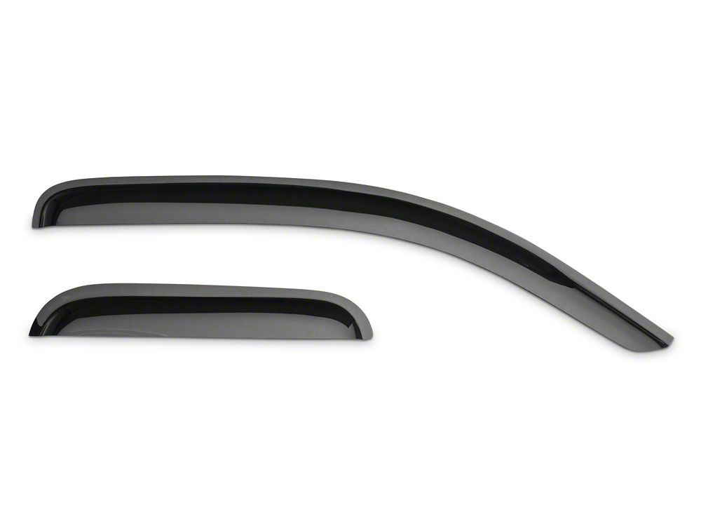 RedRock Window Deflectors; Front and Rear; Smoked (05-15 Tacoma Access Cab)