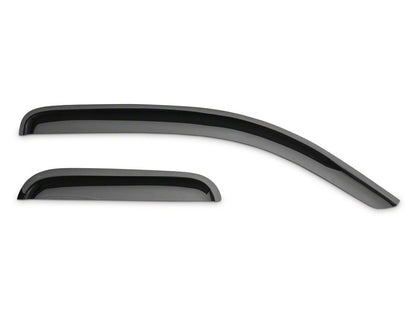 RedRock Window Deflectors; Front and Rear; Smoked (05-15 Tacoma Access Cab)