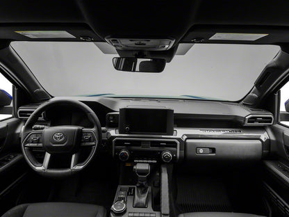 RedRock Dashboard Trim; Carbon Fiber Style (24-26 Tacoma w/o 14.30-Inch Screen)