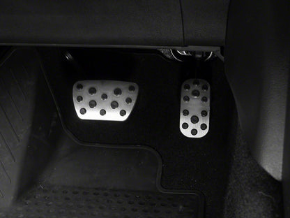 RedRock Billet Pedal Set; Silver (24-26 Tacoma)