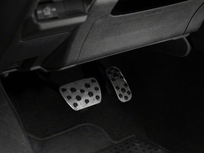 RedRock Billet Pedal Set; Silver (24-26 Tacoma)