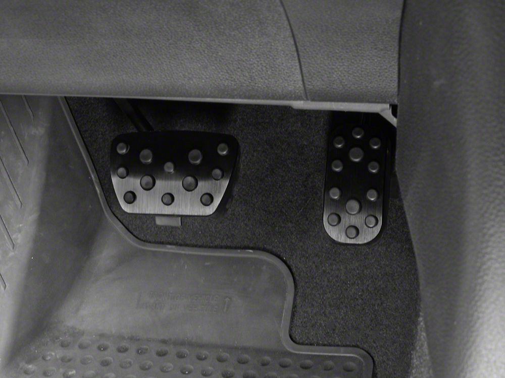 RedRock Billet Pedal Set; Black (24-26 Tacoma)