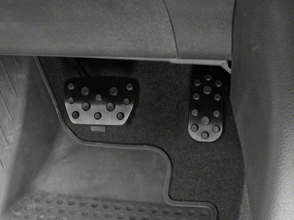 RedRock Billet Pedal Set; Black (24-26 Tacoma)