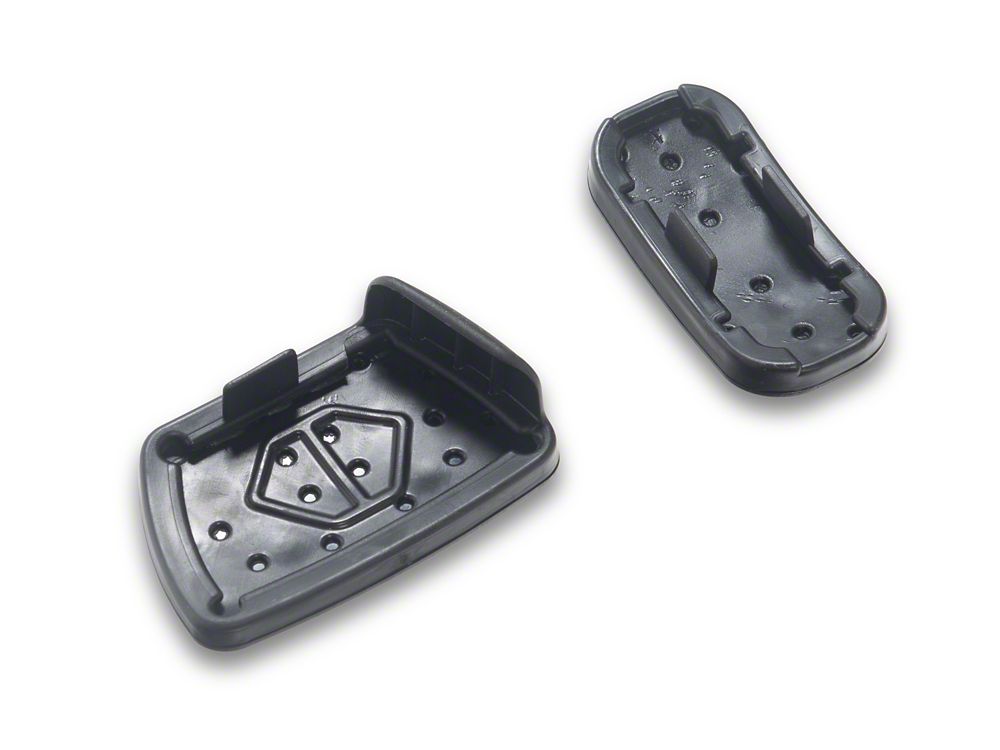 RedRock Billet Pedal Set; Black (24-26 Tacoma)