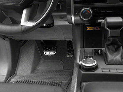 RedRock Billet Pedal Set; Black (24-26 Tacoma)