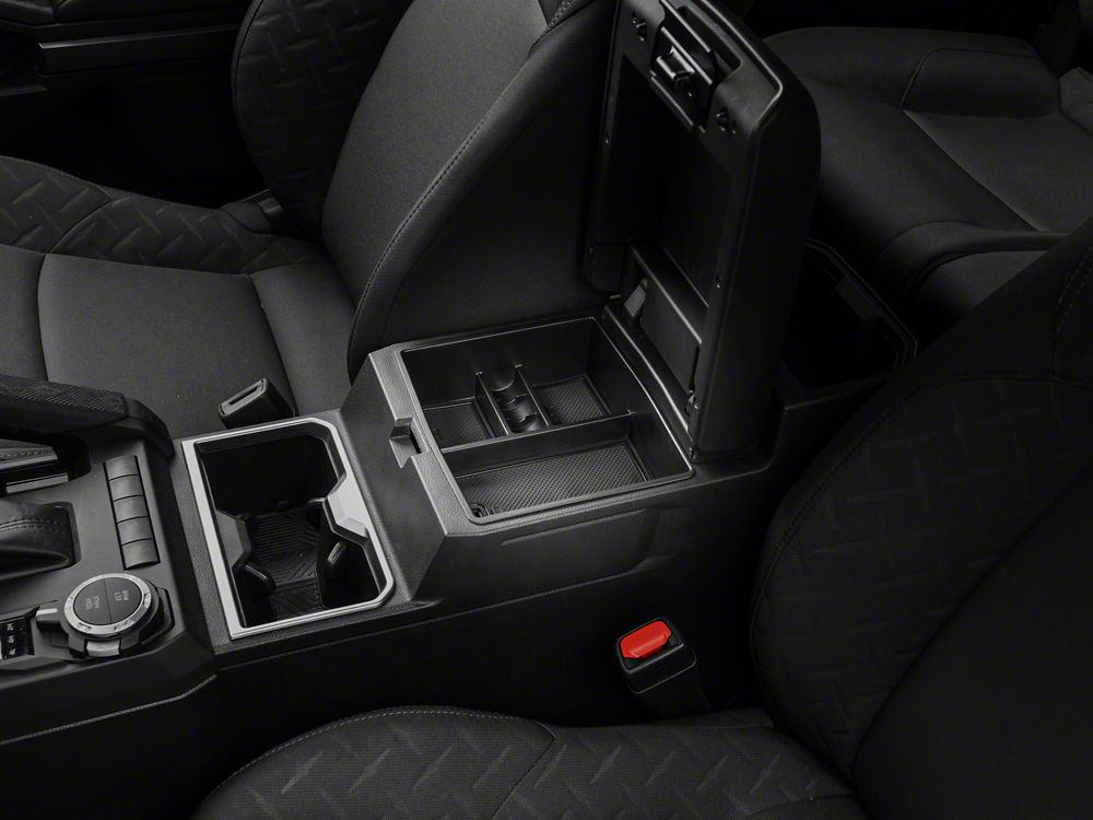 RedRock Center Console Storage Tray; 3-Compartment (24-26 Tacoma)