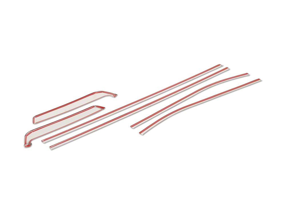 RedRock Window Trim; Chrome (24-26 Tacoma)