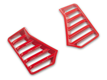 RedRock Bumper Vent Cover; Gloss Red (24-26 Tacoma)