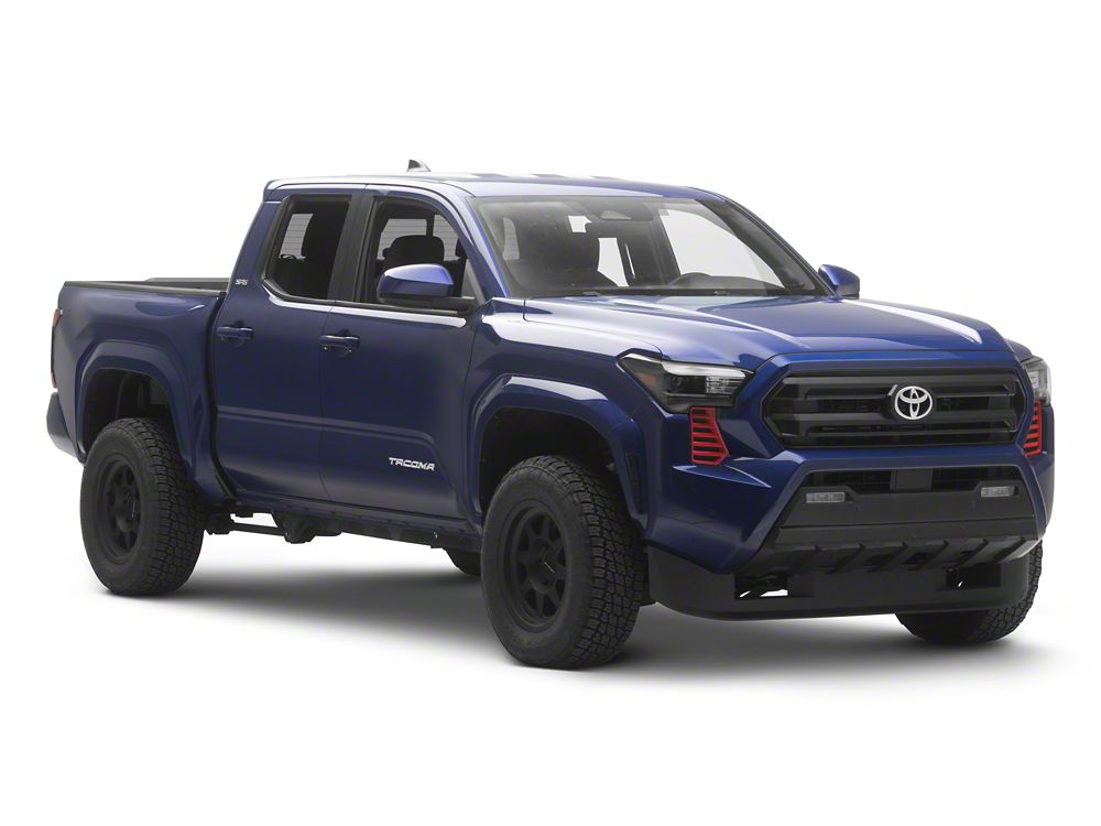 RedRock Bumper Vent Cover; Gloss Red (24-26 Tacoma)