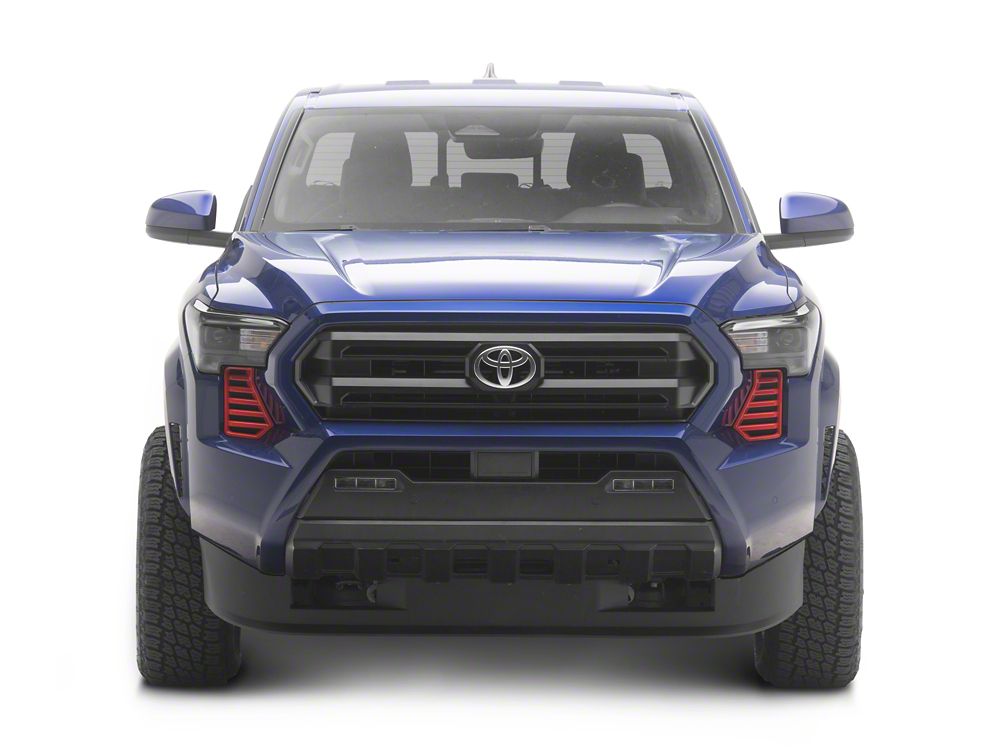 RedRock Bumper Vent Cover; Gloss Red (24-26 Tacoma)