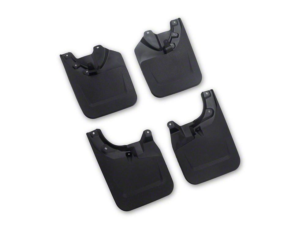 RedRock Molded Mud Guards; Front and Rear (21-23 Tacoma w/ OE Fender Flares)