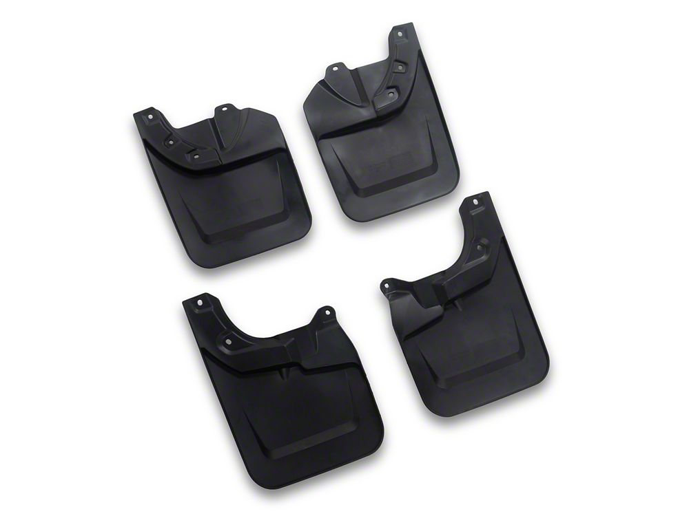 RedRock Molded Mud Guards; Front and Rear (21-23 Tacoma w/ OE Fender Flares)