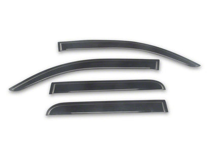 RedRock Rain Guards; Black (24-26 Tacoma)