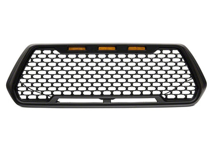 RedRock Baja Upper Replacement Grille with LED Lighting and DRL (16-18 Tacoma w/o Active Cruise)