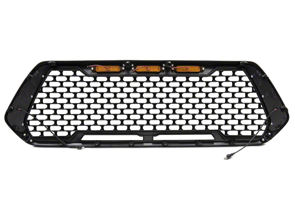 RedRock Baja Upper Replacement Grille with LED Lighting and DRL (16-18 Tacoma w/o Active Cruise)