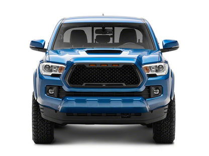 RedRock Baja Upper Replacement Grille with LED Lighting and DRL (16-18 Tacoma w/o Active Cruise)