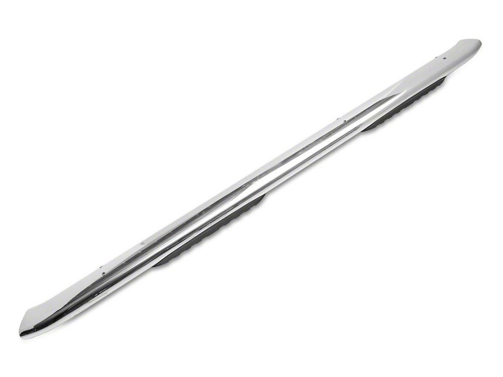 RedRock 5-Inch Oval Bent End Side Step Bars; Stainless Steel (07-21 Tundra CrewMax)